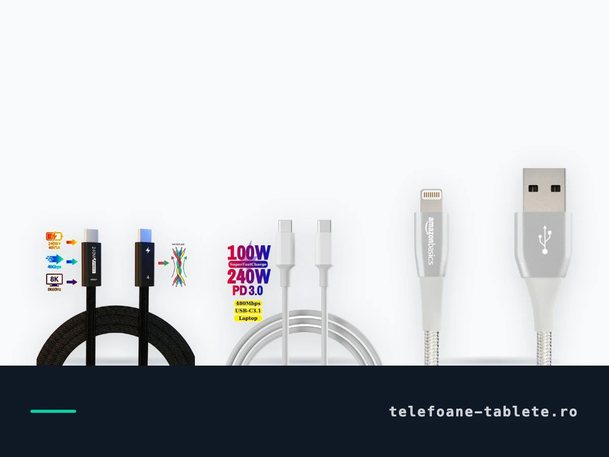 Cablu USB-C: platesti pentru transferul de date, nu pentru incarcare