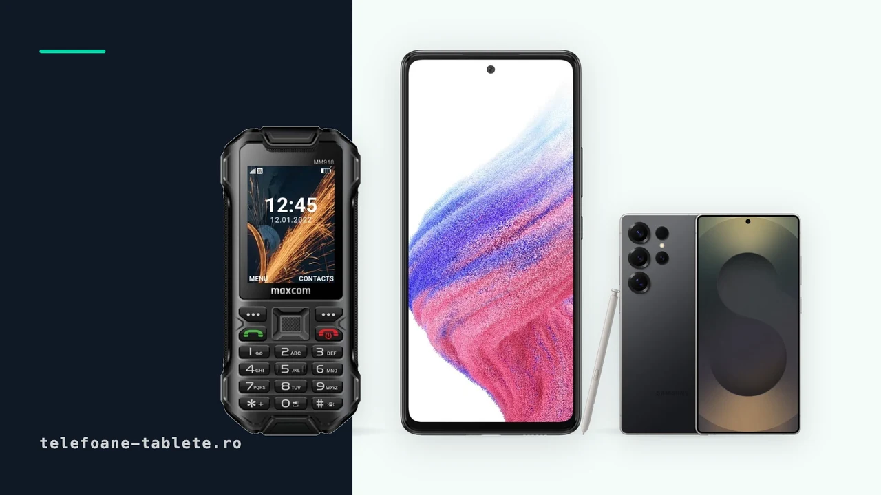 Maxcom Strong MM918, Samsung Galaxy A53 si Samsung Galaxy S25 Ultra