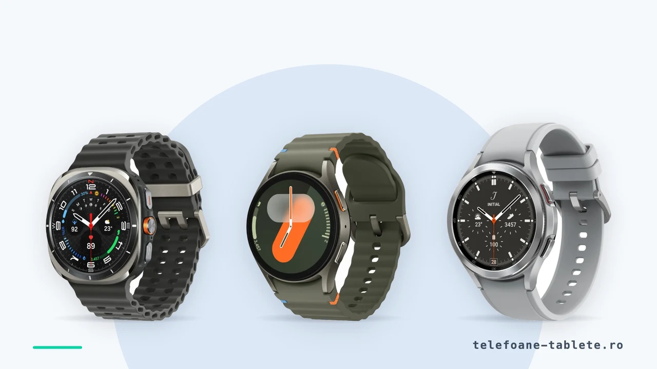 Samsung Galaxy Watch Ultra, Galaxy Watch7 si Galaxy Watch4 Classic