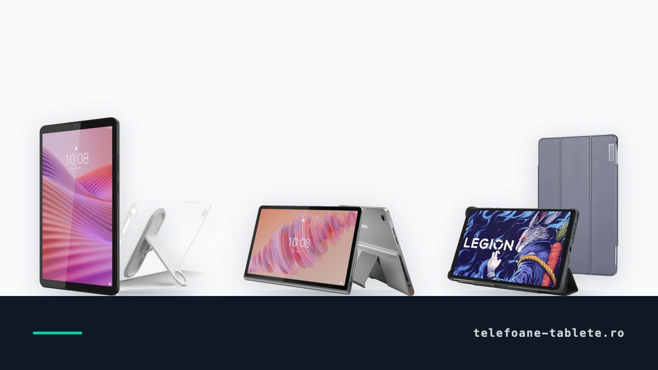 Trei tablete Lenovo comparate: Legion Tab 2025, Tab Plus de 11,5 inch si Tab One