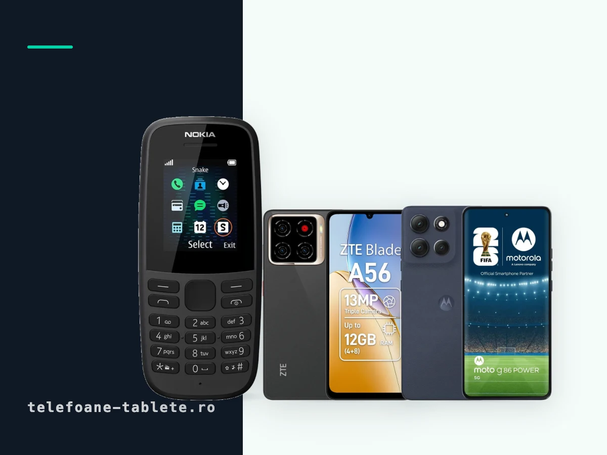 Telefoane ieftine: categoria iti da telefoane cu butoane si un Galaxy S25