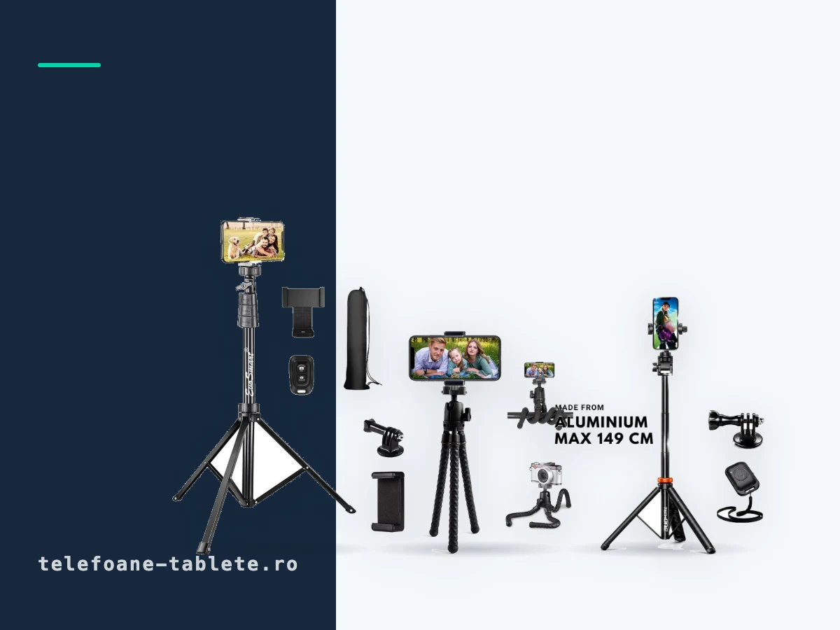 Trepied telefon: patru modele diferite, acelea