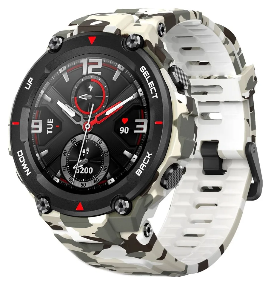 Amazfit T-Rex Camo Green si 480 de ore