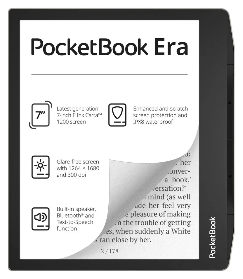 PocketBook Era, 7 inch, difuzor si rezistenta la apa