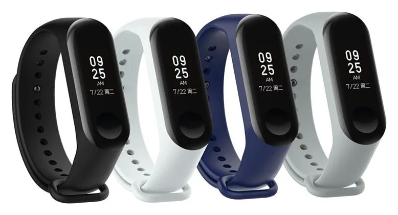 Set 4 curele silicon pentru Mi Band 3 si 4
