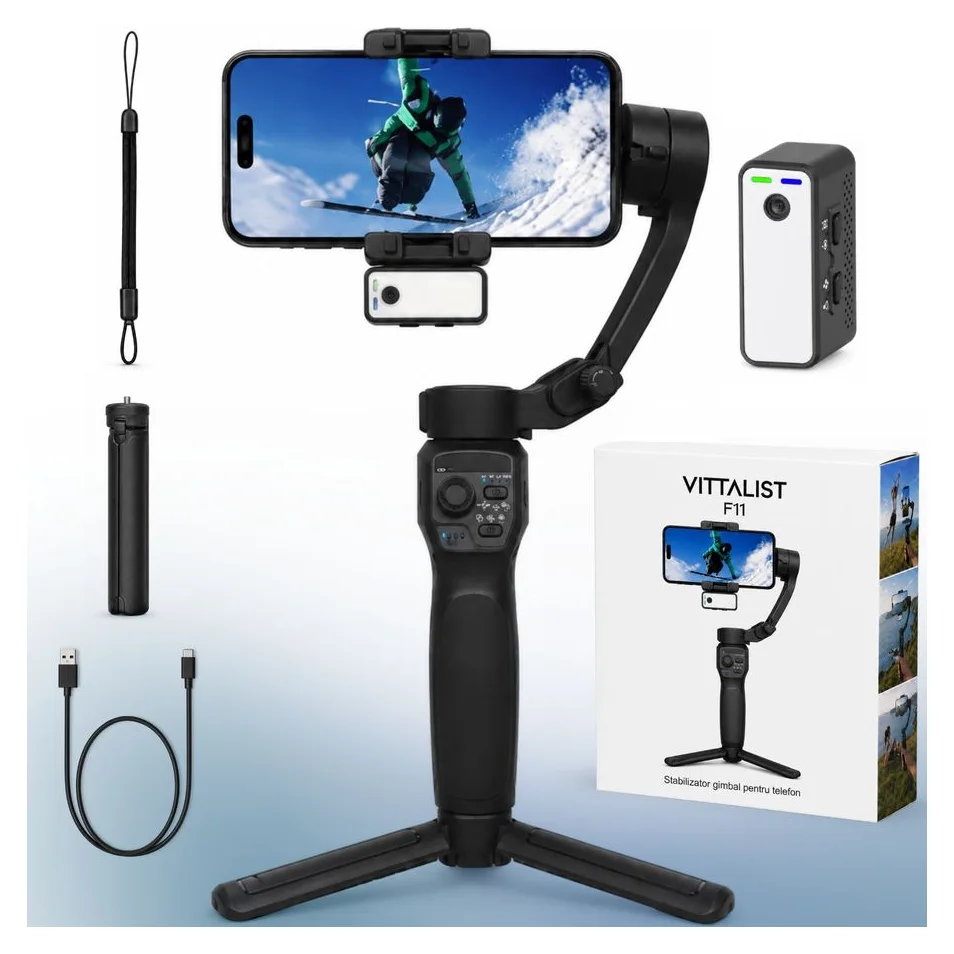 VITTALIST, gimbal 3 axe, 3.600 mAh, 250 g