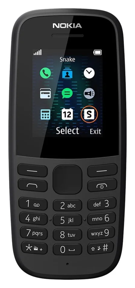 Nokia 105 (2019), negru