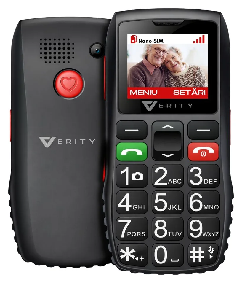 Telefon Seniori VERITY, cu buton SOS