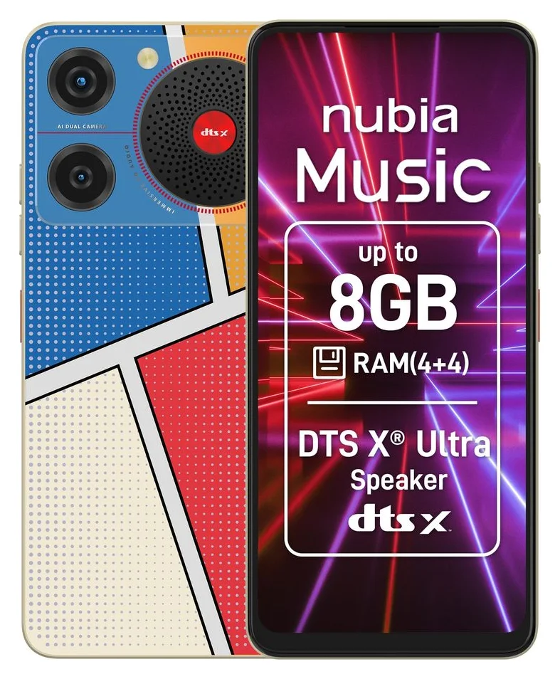 ZTE nubia Music, 4GB RAM, 128GB