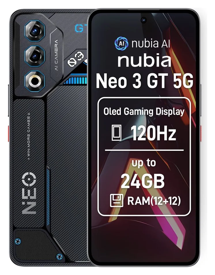 ZTE nubia NEO 3GT, 12GB RAM, 256GB, 5G